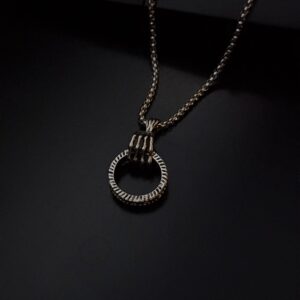 Minimalist Ring Pendant Necklace